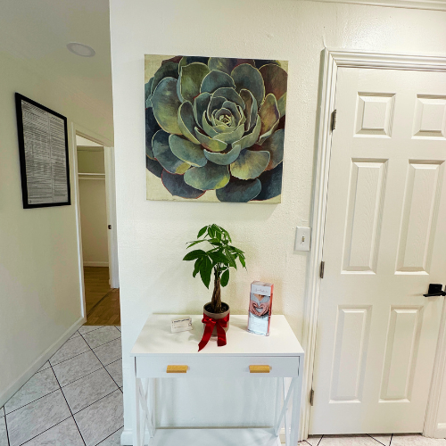 Entrance hall of the care home